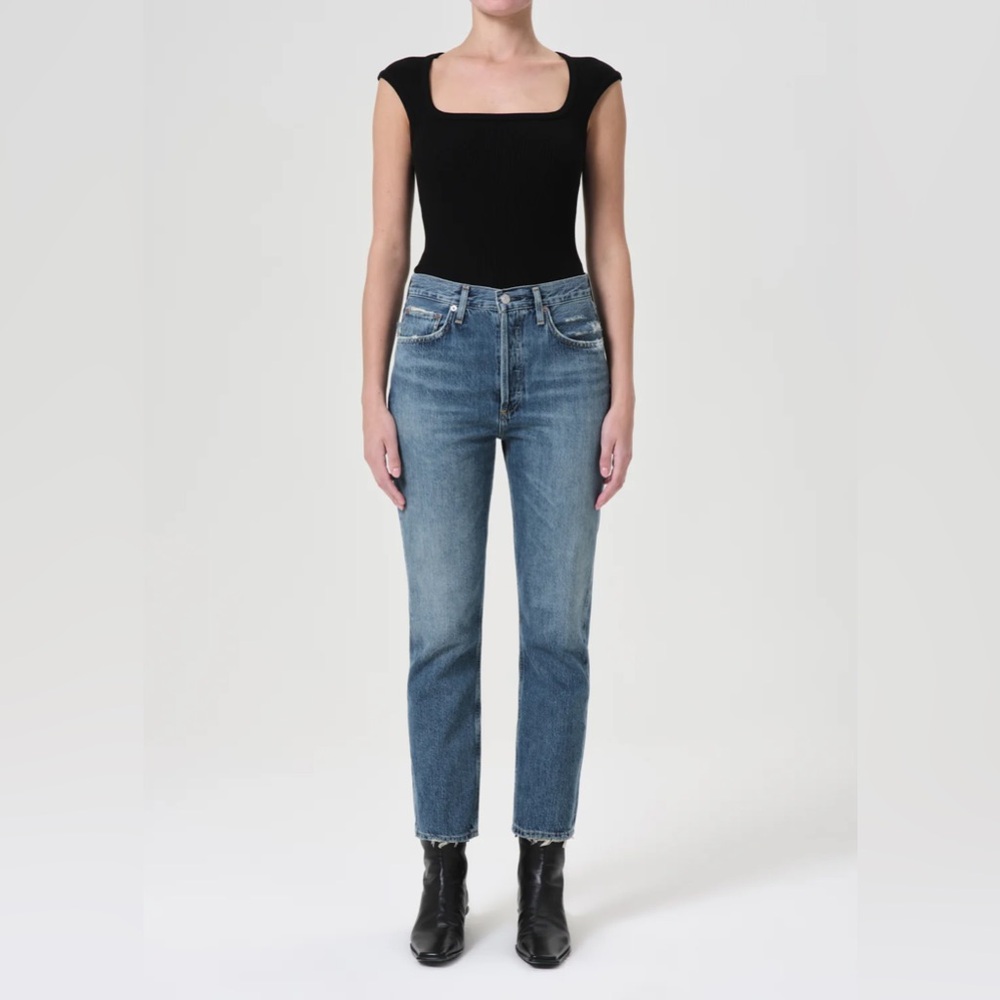 Agolde, size 27 Riley High Rise straight crop